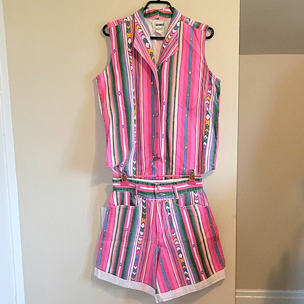 Vintage Southwest Denim 2 Piece Set